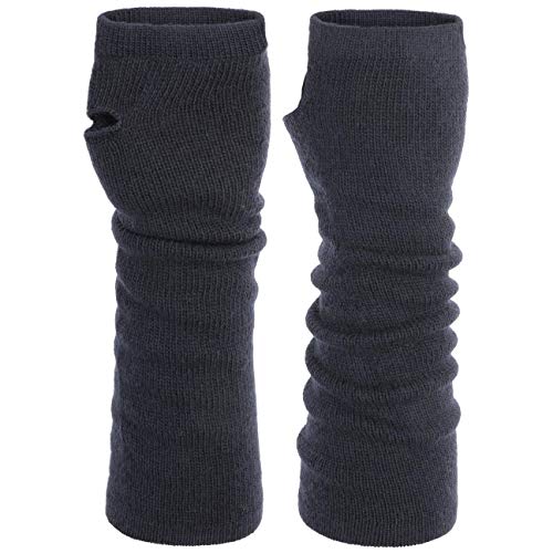 Roeckl Stulpen mit Kaschmir Armstuplen Handschuhe Strickhandschuhe Halbhandschuhe (One Size - blau) von Roeckl