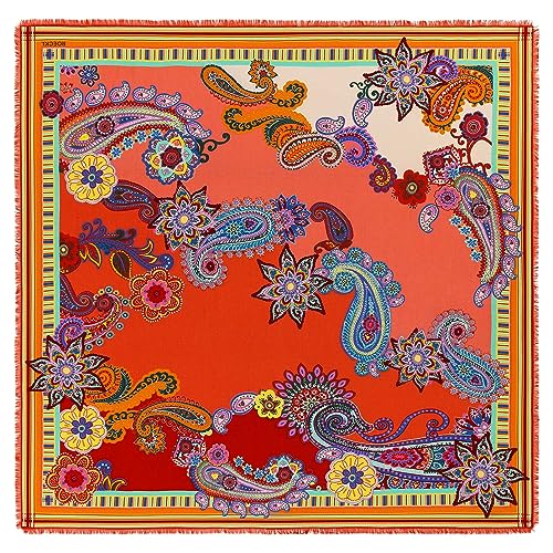 Roeckl Summer Vibes 130x130 Schal, Multi Flamingo, Standard von Roeckl