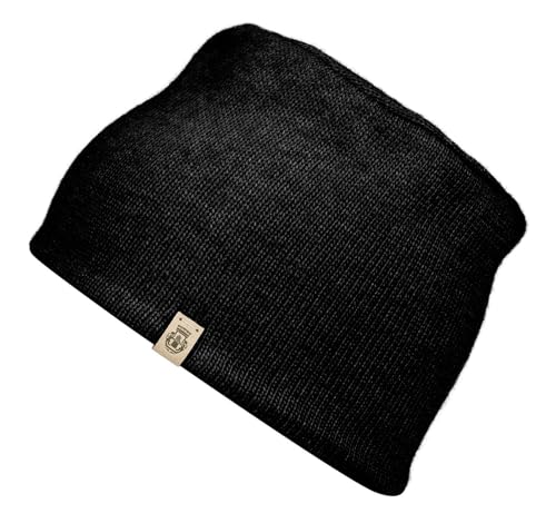 Roeckl Toque Strickmütze mit Kaschmir Mütze Damenmütze Wintermütze Wollmütze Skimütze (One Size - schwarz) von Roeckl