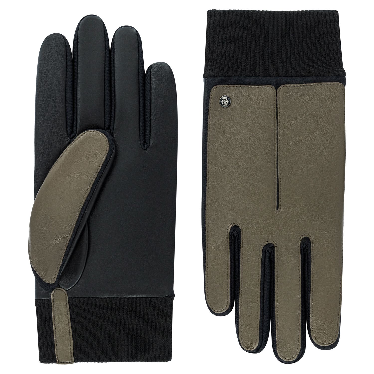 Roeckl Touch Leder-Handschuhe mit Strickbund von Roeckl