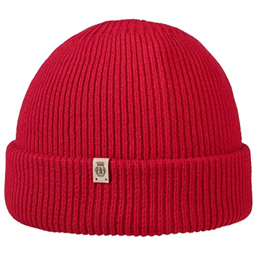 Roeckl Damen Essentials Umschlagmuetze Strickmütze, Dunkelrot, 6 1/2-7 1/4 von Roeckl