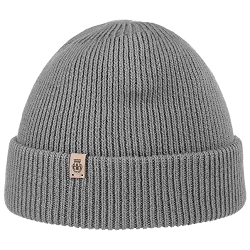 Roeckl Damen Essentials Umschlagmuetze Strickmütze, Hellgrau, 53-59 EU von Roeckl