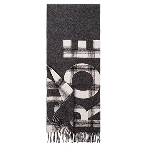 Roeckl Unisex Logo Check 35x170 Schal, Black, Einheitsgröße von Roeckl