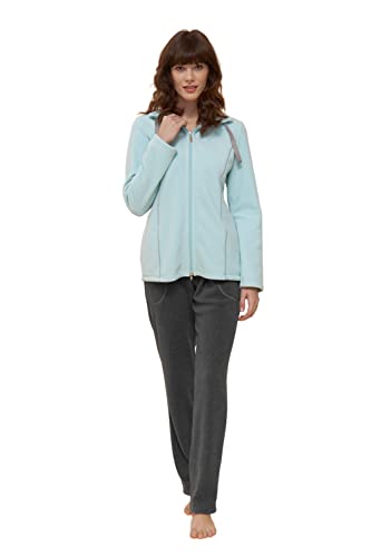 Rösch Damen Hausanzug aus Fleece 2-teilig 1884169 48 c11687 von Rösch