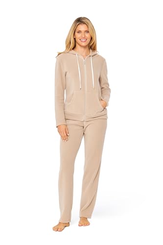 Rösch Damen Hausanzug mit Kapuze aus Fleece 2-teilig 1884225 36 c11891 von Rösch