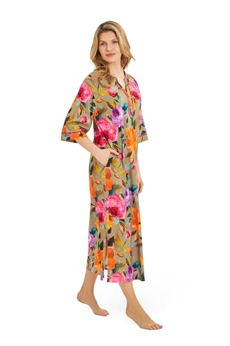 Rösch Nachthemd im Aquarell-Blüten-Druck Maxi-Länge Baumwolle/Modal 1243739 42, 15647 Rösch Nachthemd im Aquarell-Blüten-Druck Maxi-Länge Baumwolle/Modal 1243739 42, 15647 von Rösch