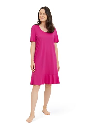 Rösch Nachthemd mit Schößchen-Detail Pink Baumwolle/Modal 1253249 42, 10046 Rösch Nachthemd mit Schößchen-Detail Pink Baumwolle/Modal 1253249 42, 10046 von Rösch