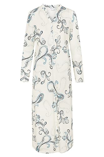 Rösch Nachtkleid im Paisleydruck Hellblau Baumwolle 1233618 38 Paisley von Rösch