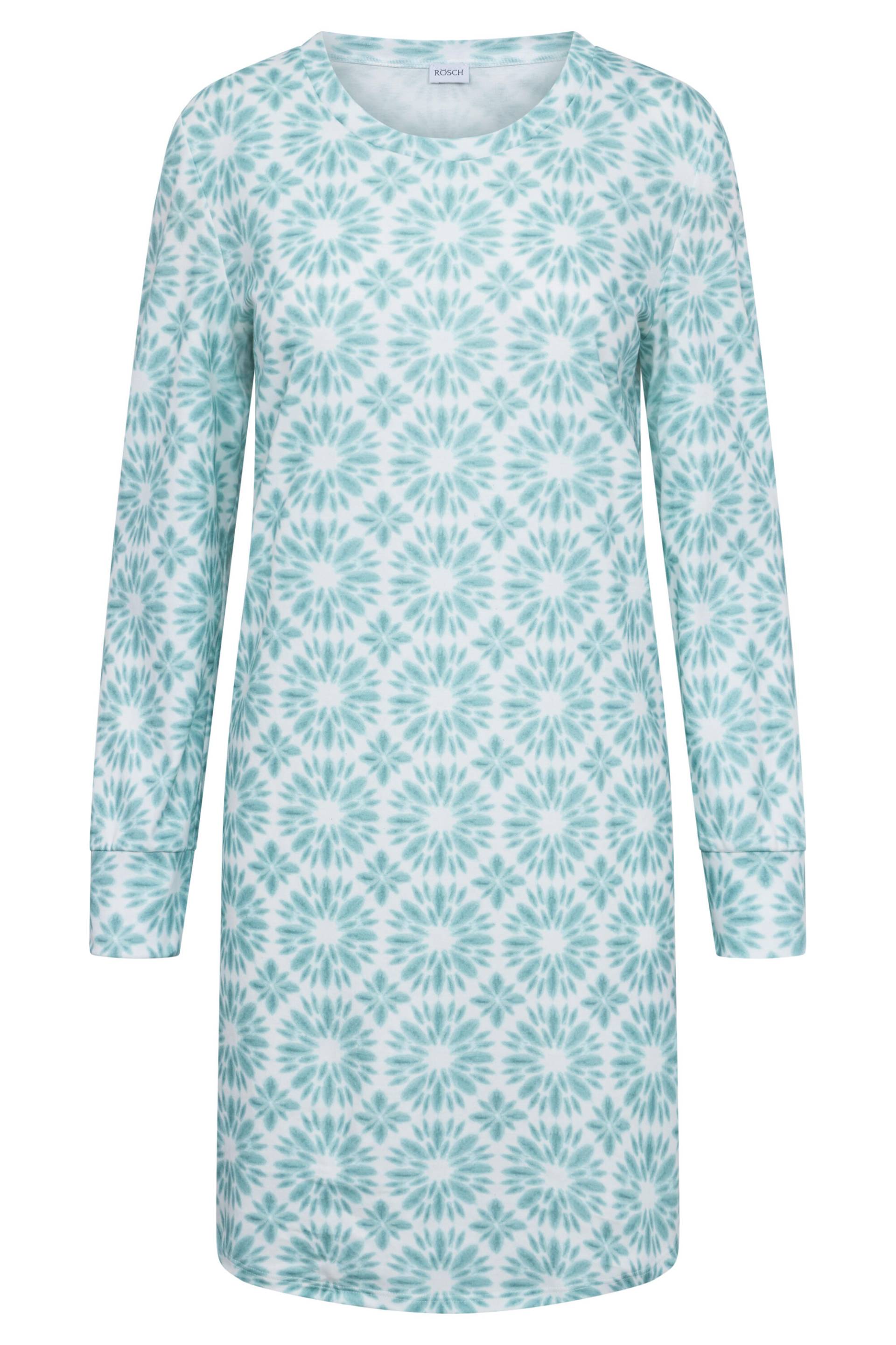 Rösch - Nightdress 1253601 monoprint green - Gr. - 42 von Rösch