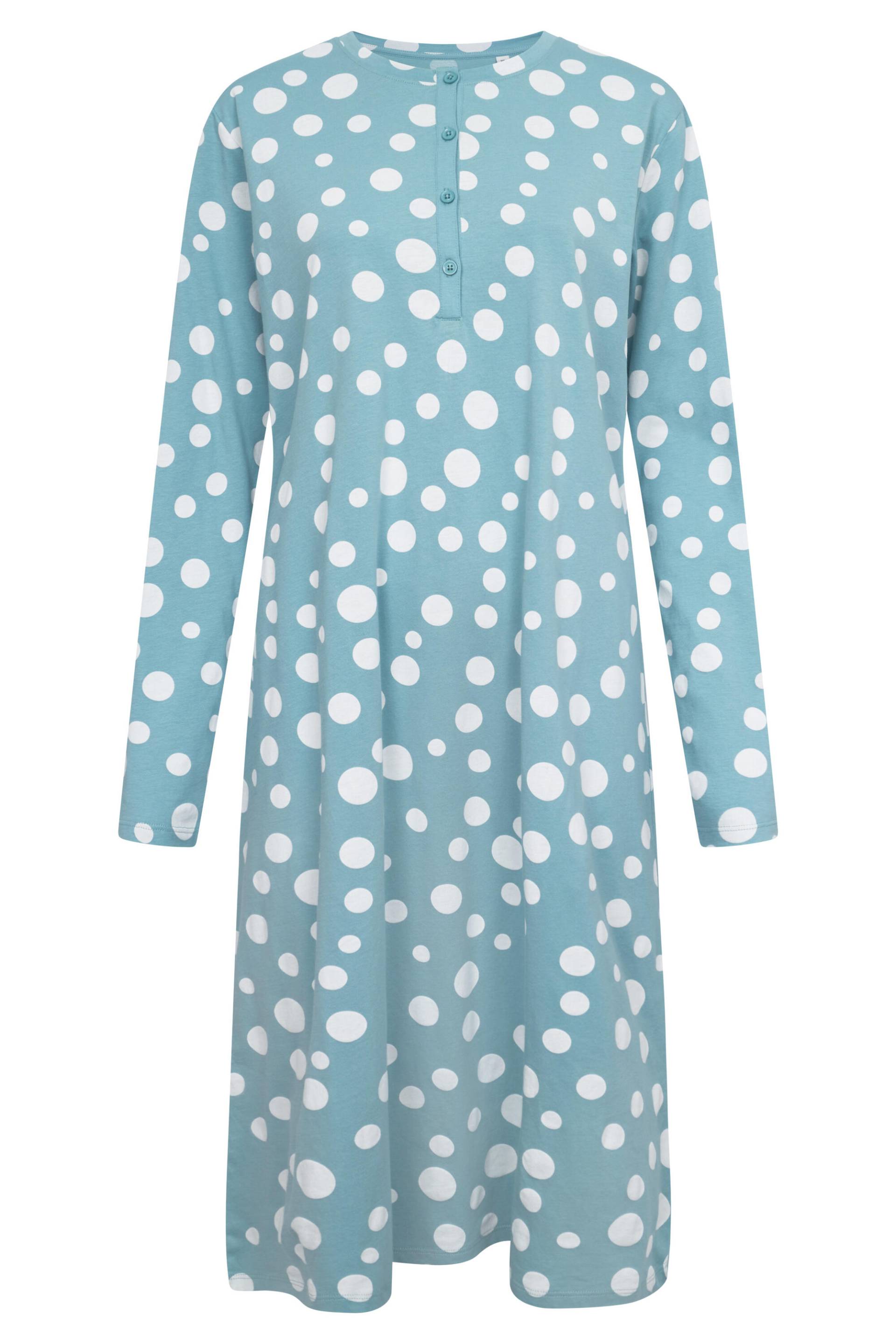 Rösch - Nightdress 1253622 cool mint dots - Gr. - 44 von Rösch