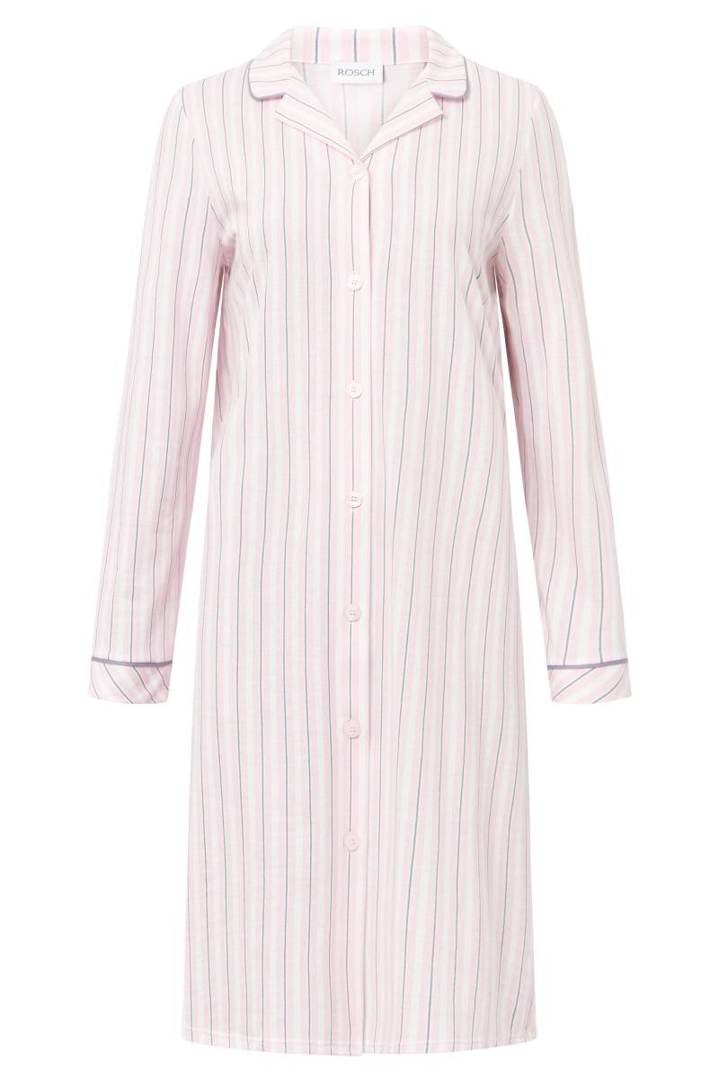 Rösch - Nightdress 1884813 rose stripe - Gr. - 46 von Rösch
