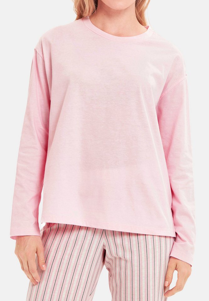 Rösch Pyjama Basic (1 tlg) Schlafanzug Oberteil - Baumwolle - Atmungsaktiv von Rösch