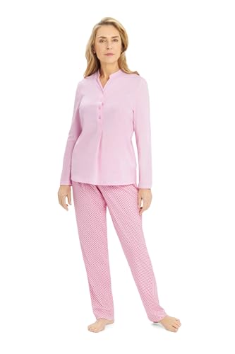 Rösch Pyjama mit minimalistischem Grafikdruck 100% Baumwolle 1253518 42, 14706 von Rösch