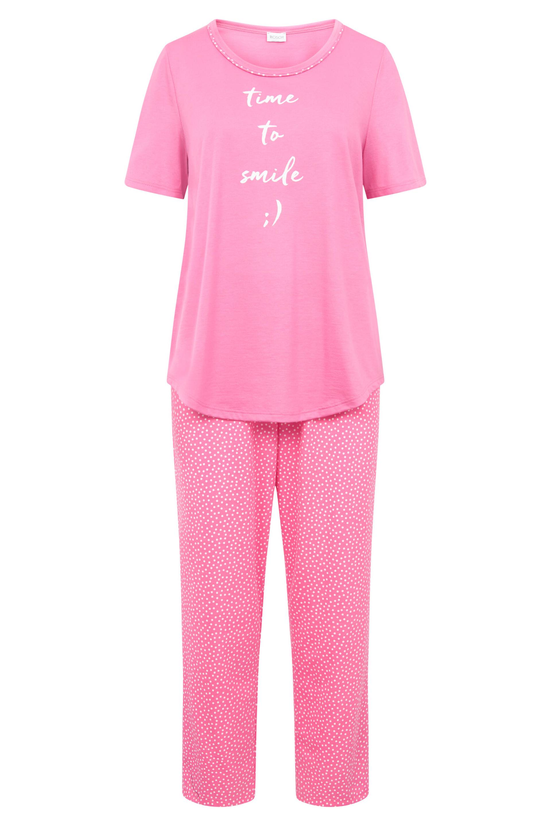 Rösch - Pyjamas 1243014 pink dots - Gr. - 48 von Rösch