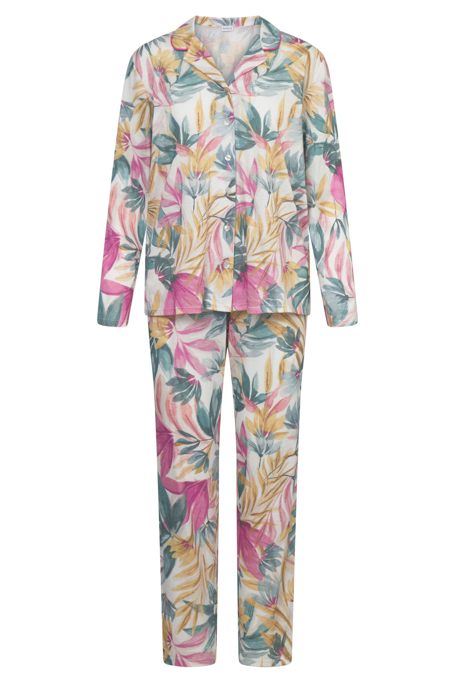 Rösch - Pyjamas 1253550 multicolor leaves - Gr. - 38 von Rösch