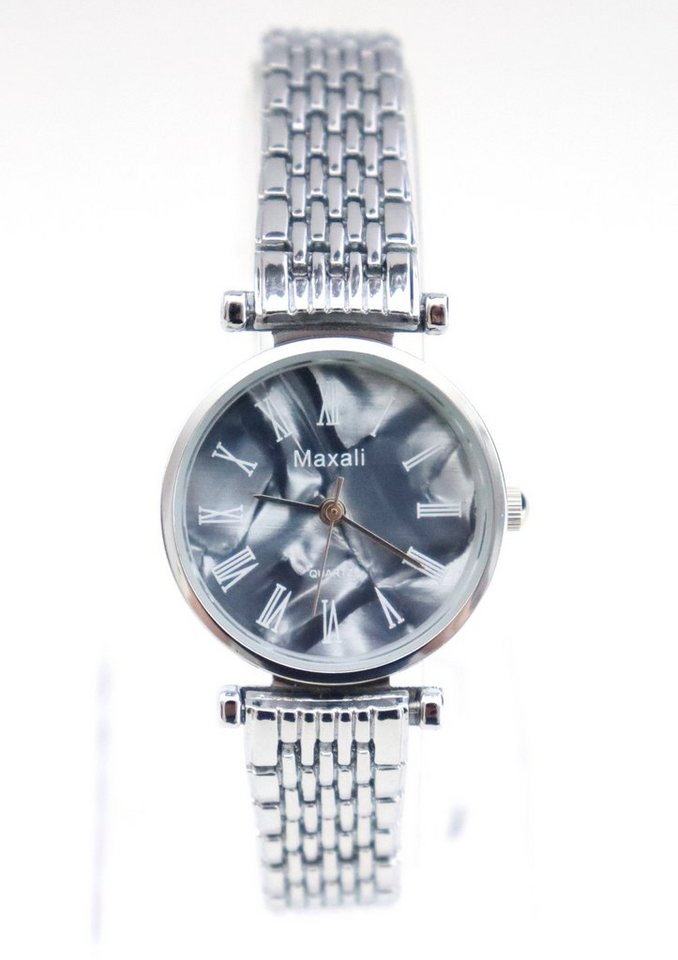 Rötting Design Quarzuhr Rötting Design Damenuhr Quarz aus der Collection Maxali - Perlmutt farbenes Ziffernblatt silberfarbenes Armband Handgelenkumfang 16 bis 20 cm wählbar von Rötting Design