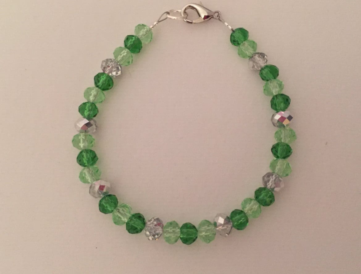 Grün Und Silber Armband von RoeysChicBoutique