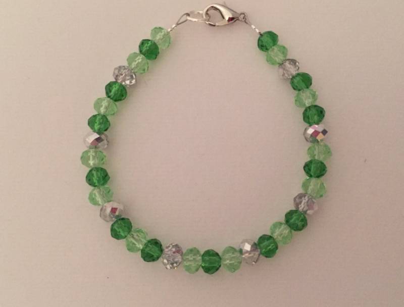 Grün Und Silber Armband von RoeysChicBoutique