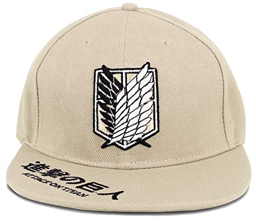 Roffatide Anime Survey Corps Baseball Cap Verstellbarer Papa Hut Gestickter Baseballkappe Flache Krempe Kappe Khaki Roffatide Anime Survey Corps Baseball Cap Verstellbarer Papa Hut Gestickter Baseballkappe Flache Krempe Kappe Khaki von Roffatide