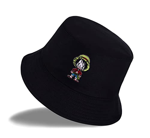 Roffatide Anime Baseball Cap für Herren Verstellbarer bestickter Baumwoll-Hysteresenhut Schwarz von Roffatide