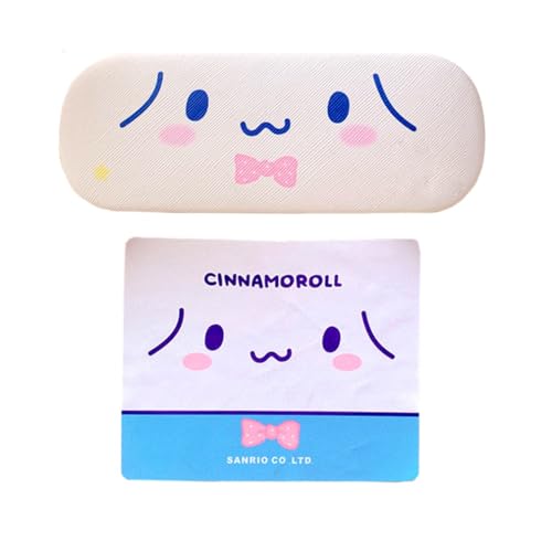 Roffatide Anime Cinnamon-dog Cartoon Brillenetui Hartschalen Brillenetui mit Brillentuch Tragbare Schutzbrillenhülle C Roffatide Anime Cinnamon-dog Cartoon Brillenetui Hartschalen Brillenetui mit Brillentuch Tragbare Schutzbrillenhülle C von Roffatide