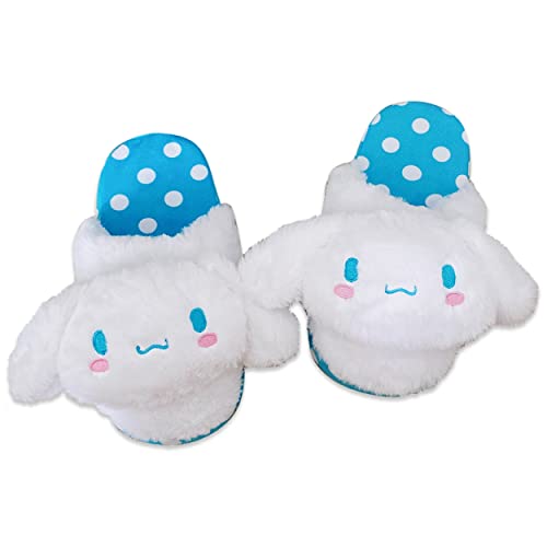 Roffatide Anime Cinnamoroll Nette Plüsch Hausschuhe Open Back Floor Innenschuhe Fuzzy Hausschuhe mit Gummisohle für Frauen Roffatide Anime Cinnamoroll Nette Plüsch Hausschuhe Open Back Floor Innenschuhe Fuzzy Hausschuhe mit Gummisohle für Frauen von Roffatide