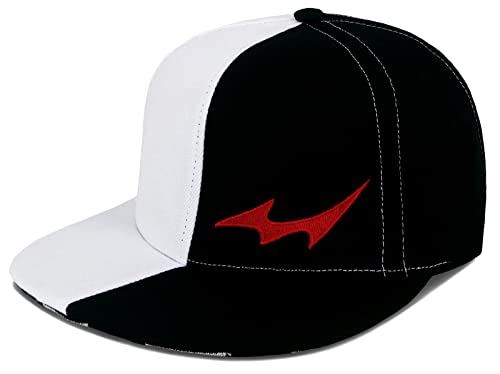 Roffatide Anime Baseball Cap für Herren Verstellbare Flache Krempe Gestickte Papa Hut Baseballkappe Schwarz von Roffatide