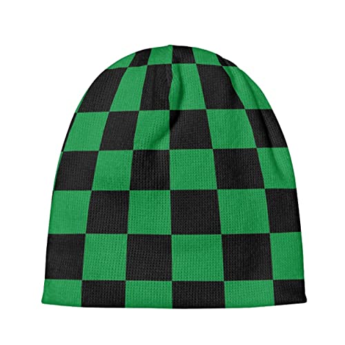 Roffatide Anime Demon Slayer Beanie Hat Kamado Tanjirou Nezuko Skull Caps Winter Strickmütze für Jungen Mädchen Bestickt Beanie Cap von Roffatide