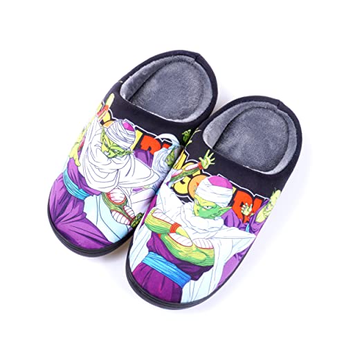 Roffatide Anime Fuzzy Hausschuhe Piccolo Geschlossene Zehe offen zurück Hausschuhe mit Gummisohle Hausschuhe rutschfest Indoor Plüsch Schuhe für Frauen Männer Euro 38-39 von Roffatide