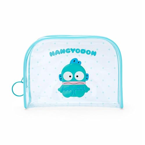 Roffatide Anime Hangyodon Klare Kosmetiktasche Grüner Gepunkteter PVC wasserdichter Kosmetikkoffer Brushes Organizer Toilettenpapierbeutel Travel Storage Bag für Mädchen von Roffatide