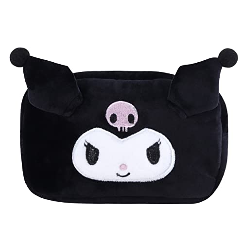 Roffatide Anime Make-up Tasche Tragbare Kleine Kosmetische Tasche Reißverschluss Stift Beutel Bleistift Fall Für Frauen Mädchen schwarz von Roffatide