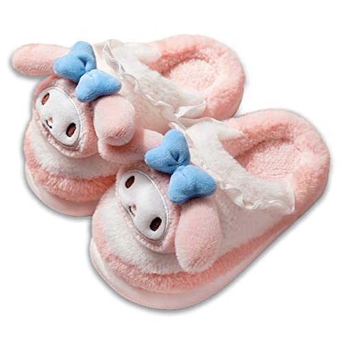 Roffatide Anime Melody Weiches Pelz Innenzimmer Hausschuhe - Fuzzy Offene Rückseite, Geschlossene Zehe, Schaum Mit PVC Weiche Sohle - Größe 38/39 Roffatide Anime Melody Weiches Pelz Innenzimmer Hausschuhe - Fuzzy Offene Rückseite, Geschlossene Zehe, Schaum Mit PVC Weiche Sohle - Größe 38/39 von Roffatide