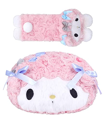 Roffatide Anime My Sweet Piano 1 Pcs Auto Nackenkissen Plüsch Auto Kopf Hals 1 PCS Schulter Pad Sicherheitsgurt Abdeckung Schutz Rest Kissen für Stühle, Liegestühle, Fahrsitze von Roffatide