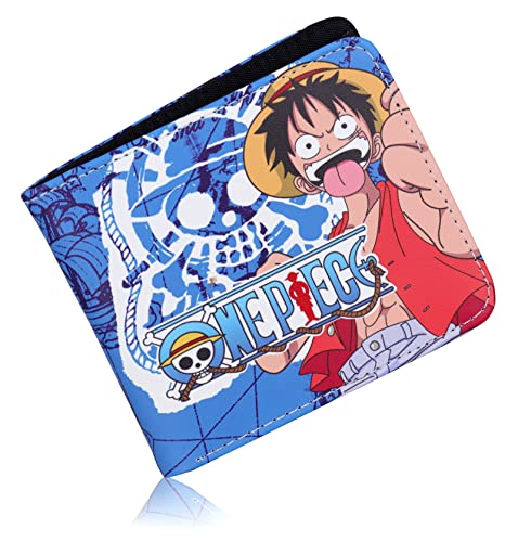 Roffatide Anime Geldbörses Kunstleder Slim Multi Purpose Geldbörse Männer Frauen Bi-Fold Geldbörse von Roffatide
