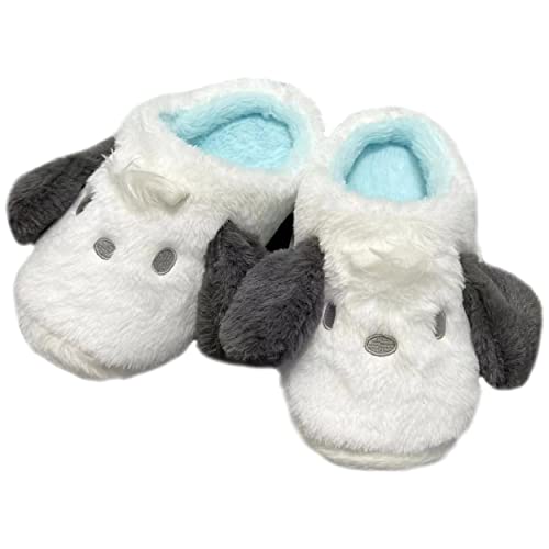 Roffatide Anime Pochacco Cinnamoroll Nette Plüsch Open Back Floor Hausschuhe Innenschuhe Fuzzy Hausschuhe mit Gummisohle für Frauen Roffatide Anime Pochacco Cinnamoroll Nette Plüsch Open Back Floor Hausschuhe Innenschuhe Fuzzy Hausschuhe mit Gummisohle für Frauen von Roffatide