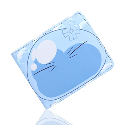 Roffatide Anime That Time I Got Reincarnation as a Slime Wallet Faux Leder Bi-Fold Short Wallet Kartenhalter mit ID Card Fenster von Roffatide