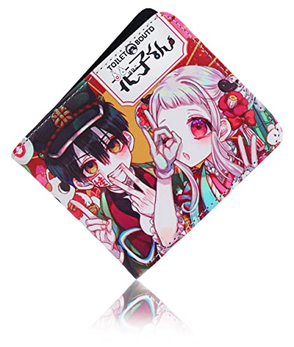 Roffatide Anime Toilet Bound Hanako Kun Geldbörsen Kunstleder Slim Bi-Fold Mehrzweck Yashiro Nene Geldbörse von Roffatide