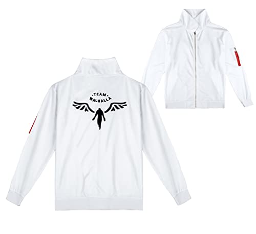 Roffatide Anime Tokyo Revengers Fleece-Kapuzenpullis mit Durchgehendem Reißverschluss Stehkragen Manteljacke mit Tasche S von Roffatide