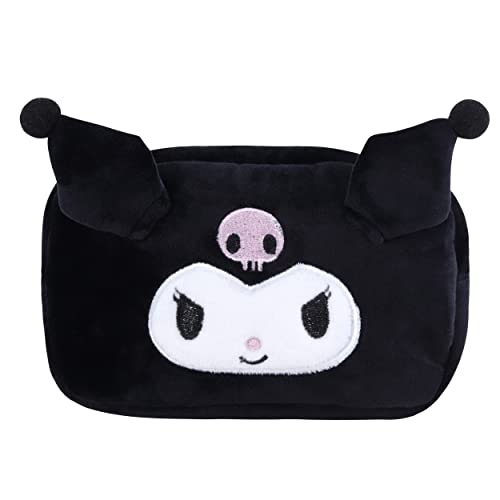 Roffatide Anime niedlich Makeup Tasche Portable kleine Kosmetiktasche Pen Pouch Pencil Case für Frauen Mädchen Schwarz von Roffatide