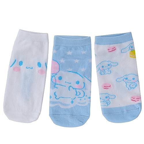 Roffatide Cartoon Cinnamoroll Knöchelsocken 5 Paare Melody No Show Socken Low Cut Socken für Männer Frauen Sport Socken Lover Geschenk Weihnachten für Frauen von Roffatide