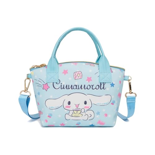 Roffatide Cinnamon-Dog Messenger Bag Mini Kleine Tragetasche Kunstleder Crossbody Tasche Handtasche für Frauen Satchel Tasche Schulter Geldbörse von Roffatide