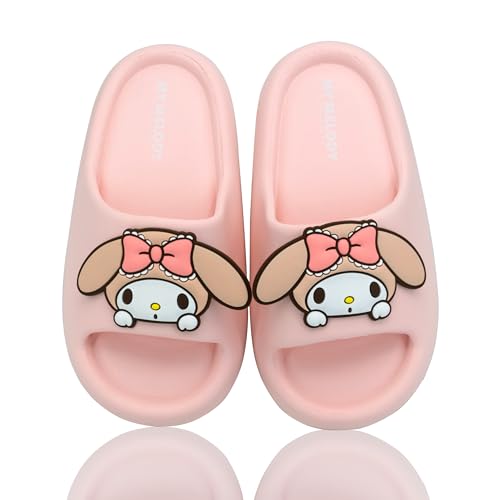 Roffatide Melody Hausschuhe Rutschfeste, schnell trocknende Unisex-Duschpantoffeln Badesandalen Niedliche Strandpantoffeln Rosa 39-40 von Roffatide