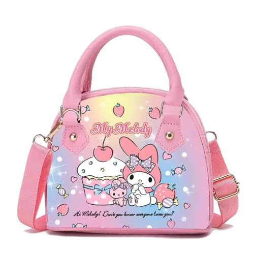 Roffatide Melody Niedliche Tote Shell Tasche Kleine Crossbody-Taschen für Frauen Kunstleder Satchel Tasche Schultertasche Crossbody Handtasche Rosa A von Roffatide