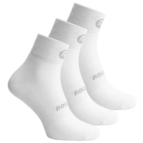 Rogelli 3-pack Rennrad Socken Herren - Sportsocken - Weiß - Größe 36-39 - Core von Rogelli