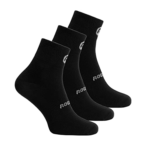 Rogelli Core 3-pack Sportsocken Herren - Fahrradsocken, Radsocken - Schwarz - Größe 40-43 von Rogelli