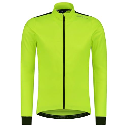 Rogelli Core Radtrikot Herren - Fahrradtrikot Langarm - Fluor - Größe L von Rogelli