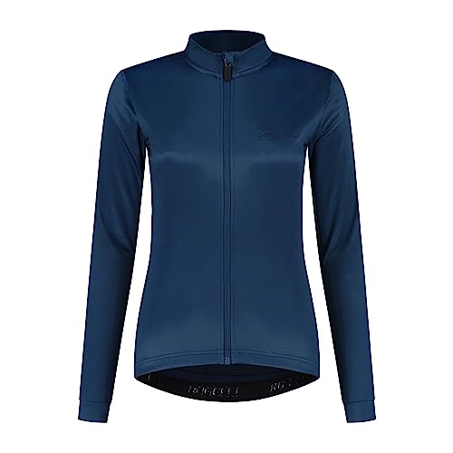 Rogelli Core Radtrikot Damen - Fahrradtrikot Langarm - Dunkelblau - Größe L von Rogelli
