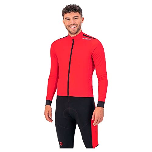 Rogelli Core Radtrikot Herren - Fahrradtrikot Langarm - Rot - Größe L von Rogelli