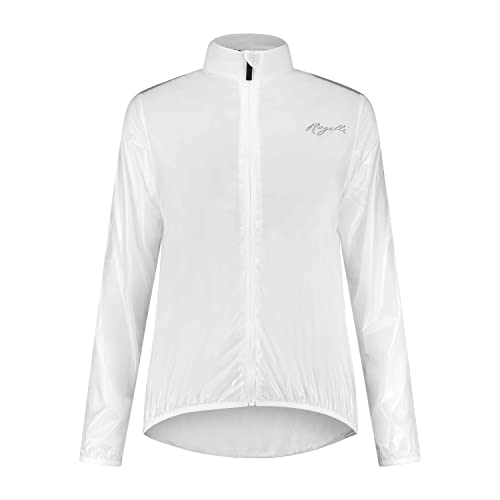 Rogelli Emergency Fahrradjacke Damen - Rennradjacke, Regenjacke, Wasserdicht - Weiß - Größe L von Rogelli