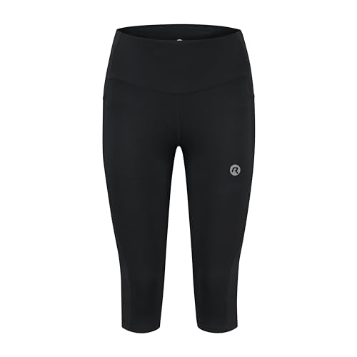 Rogelli Essential Laufhose Damen - 3/4 Laufhose - Schwarz - Größe M von Rogelli